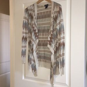 Zig Zag striped cardigan